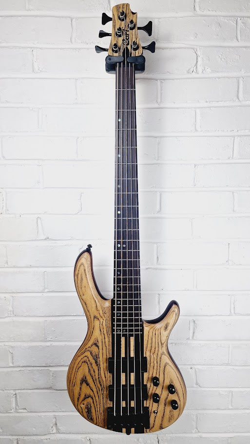 CORT A5 ULTRA ASH 5 STRING BASS GUITAR + CORT HARD CASE