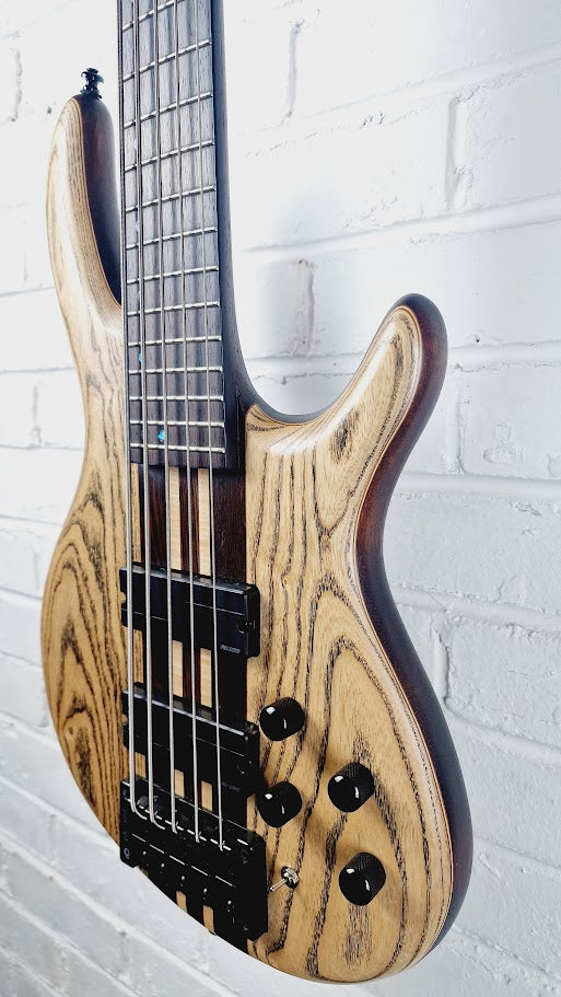 CORT A5 ULTRA ASH 5 STRING BASS GUITAR + CORT HARD CASE