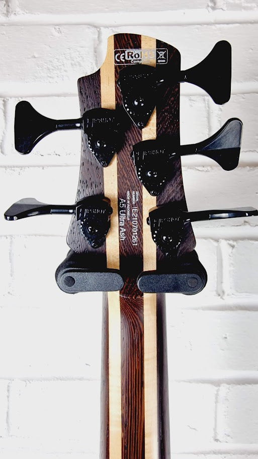 CORT A5 ULTRA ASH 5 STRING BASS GUITAR + CORT HARD CASE