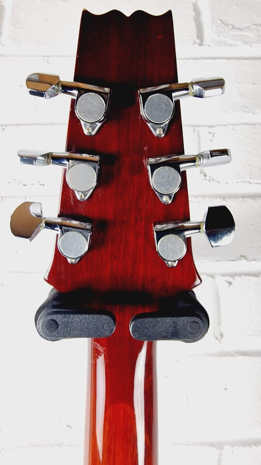 ARIA ELECORD FET-DLX FLAMED MAPLE RED ELECTRO ACOUSTIC GUITAR