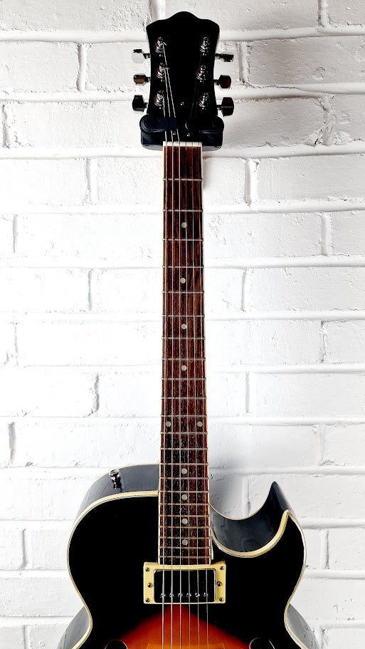SUNBURST HOLLOW BODY JAZZ ELECTRIC GUITAR