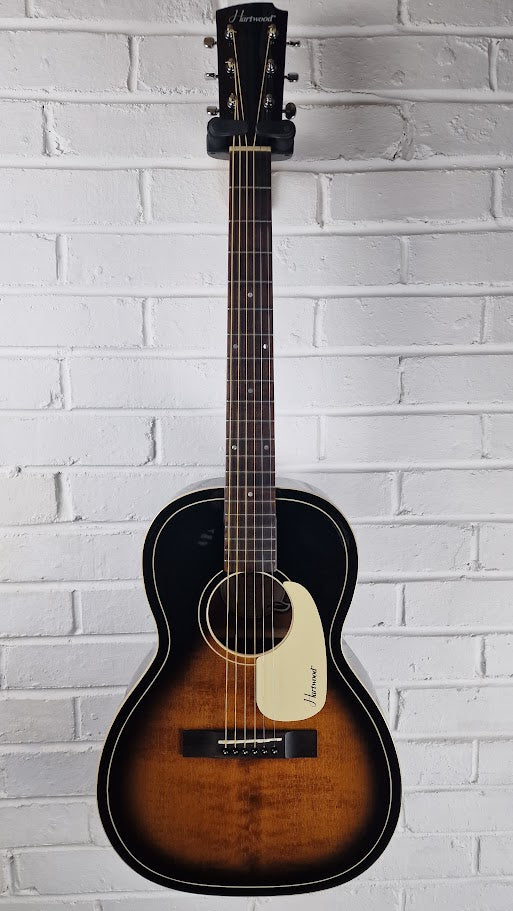 HARTWOOD VILLANELLE PARLOUR SUNBURST ELECTRO ACOUSTIC GUITAR