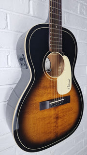 HARTWOOD VILLANELLE PARLOUR SUNBURST ELECTRO ACOUSTIC GUITAR