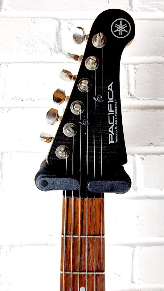 YAMAHA PAC611HFM PACIFICA TRANSLUCENT BLACK ELECTRIC GUITAR