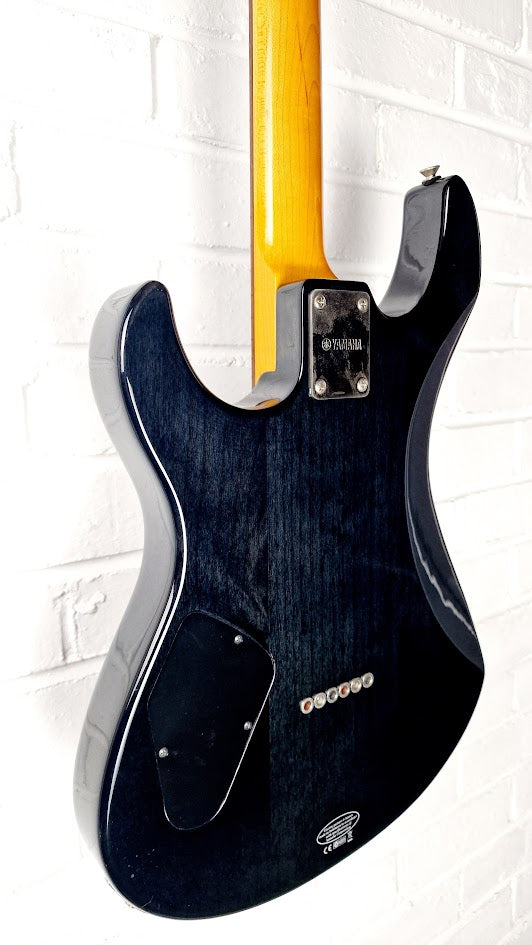 YAMAHA PAC611HFM PACIFICA TRANSLUCENT BLACK ELECTRIC GUITAR