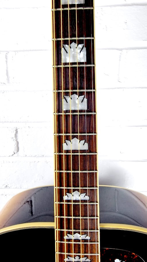 EPIPHONE EJ 200 VS JUMBO SUNBURST 2007 ACOUSTIC GUITAR + HARD CASE