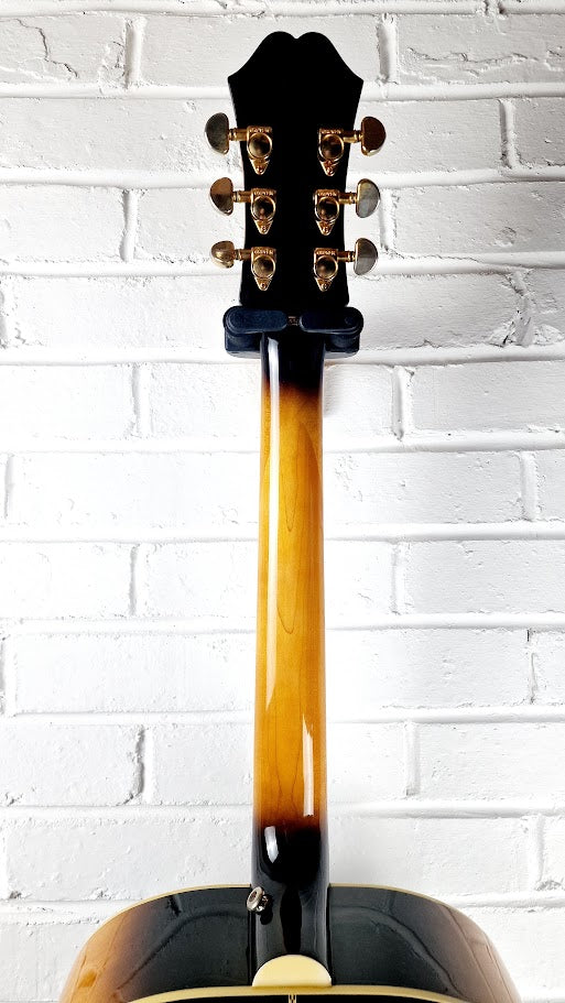 EPIPHONE EJ 200 VS JUMBO SUNBURST 2007 ACOUSTIC GUITAR + HARD CASE