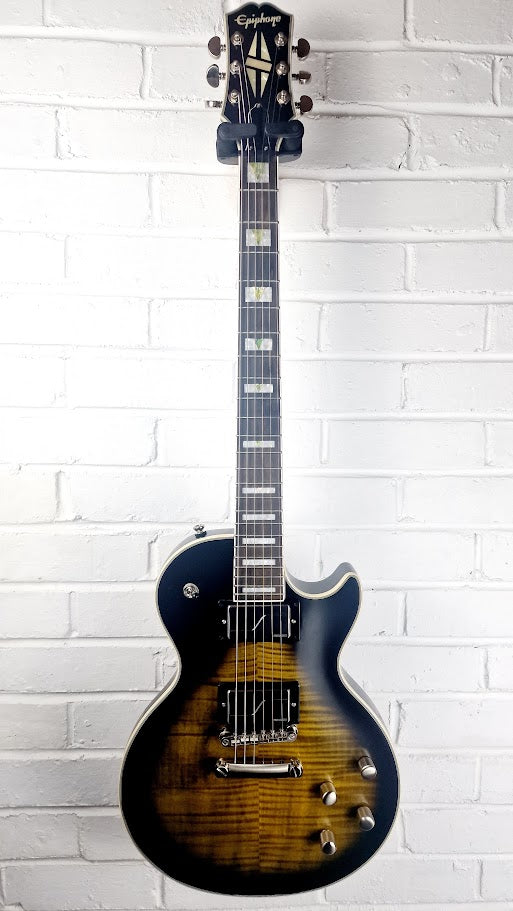 EPIPHONE LES PAUL PROPHECY OLIVE TIGER AGED GLOSS ELECTRIC GUITAR