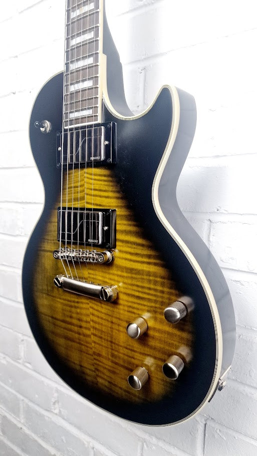 EPIPHONE LES PAUL PROPHECY OLIVE TIGER AGED GLOSS ELECTRIC GUITAR
