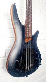 IBANEZ SR670 SKF SR SILVER WAVE BLACK 4 STRING BASS GUITAR
