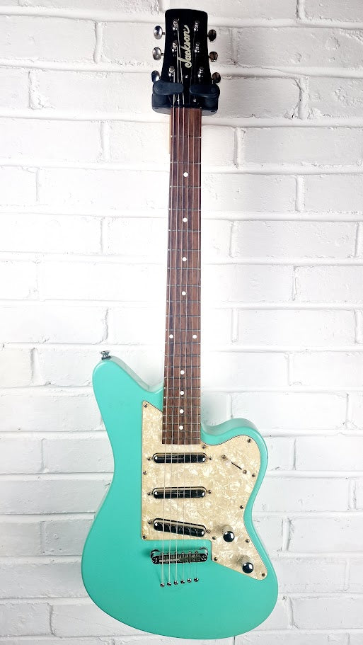 JACKSON SURFCASTER SC4 SEAFOAM GREEN ELECTRIC GUITAR