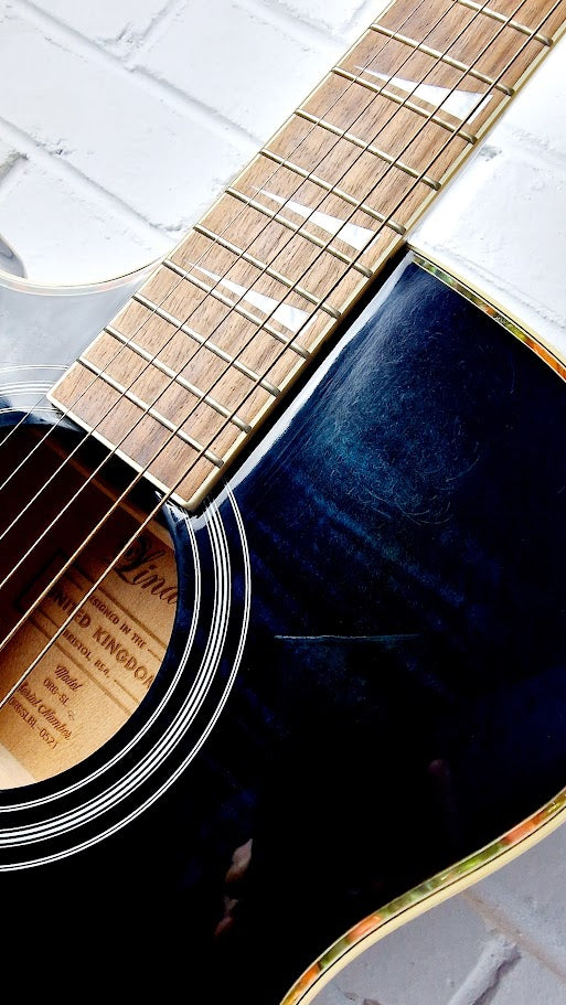 LINDO ORG SL SLIM BLULE ELECTRO ACOUSTIC GUITAR