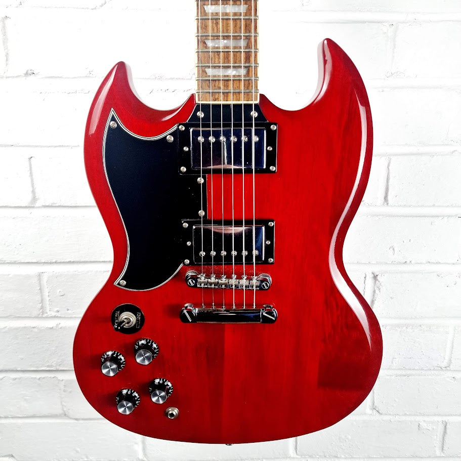 TOKAI SG CHERRY RED LEFT HANDED ELECTRIC GUITAR