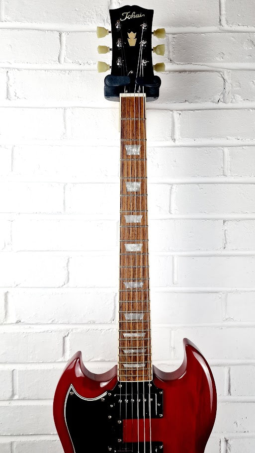 TOKAI SG CHERRY RED LEFT HANDED ELECTRIC GUITAR