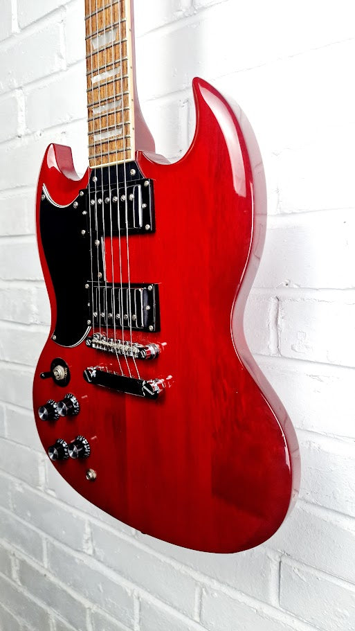 TOKAI SG CHERRY RED LEFT HANDED ELECTRIC GUITAR