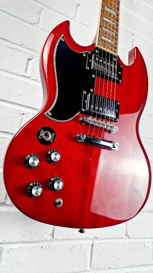 TOKAI SG CHERRY RED LEFT HANDED ELECTRIC GUITAR