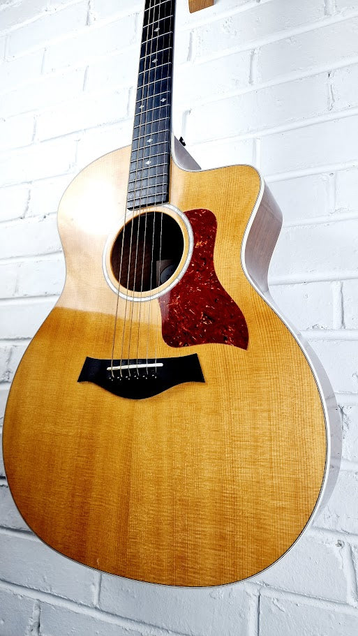 TAYLOR 214CE CF DLX COPAFERA SITKA ELECTRO ACOUSTIC GUITAR + TAYLOR HARD CASE