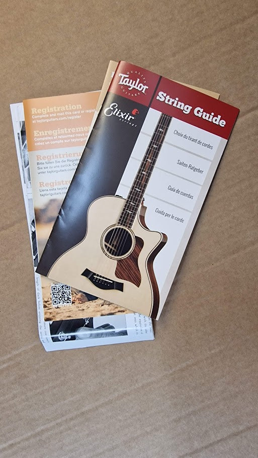 TAYLOR 214CE CF DLX COPAFERA SITKA ELECTRO ACOUSTIC GUITAR + TAYLOR HARD CASE