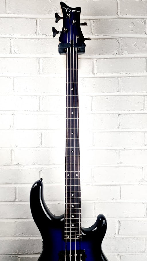 DEAN EDGE 3 4 STRING BASS ELECTRIC PURPLE METALLIC BURST GUITAR