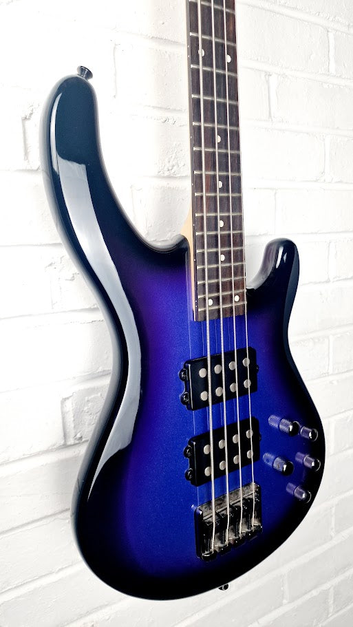 DEAN EDGE 3 4 STRING BASS ELECTRIC PURPLE METALLIC BURST GUITAR