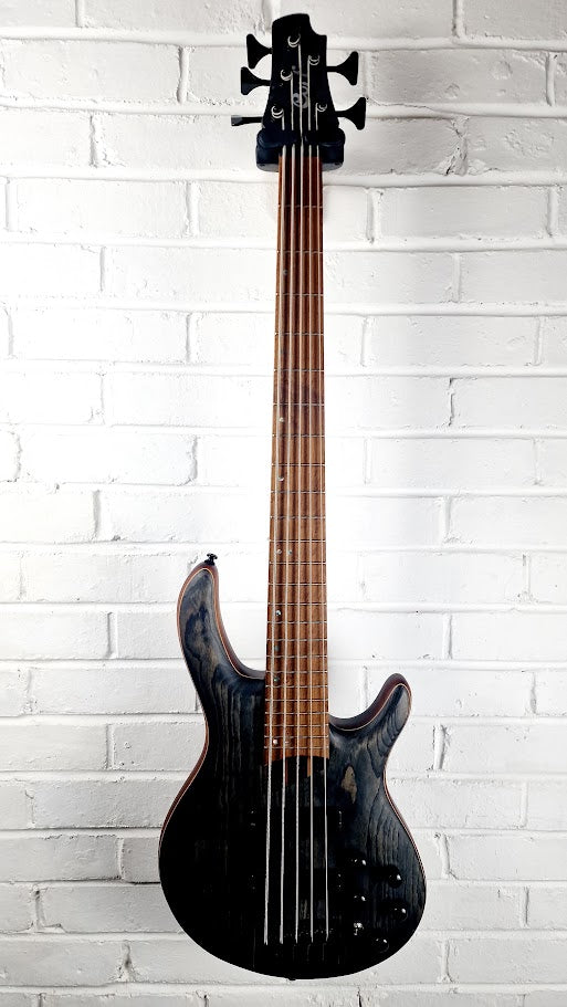CORT B5 ELEMENT ARTISAN OPEN PORE TRANS BLACK 5 STRING BASS GUITAR