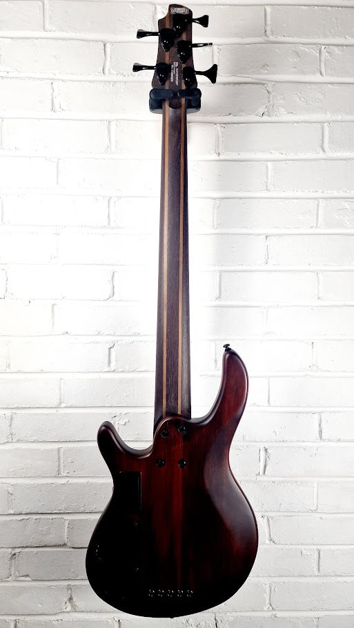 CORT B5 ELEMENT ARTISAN OPEN PORE TRANS BLACK 5 STRING BASS GUITAR