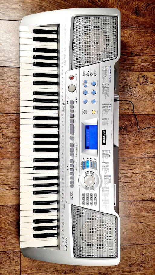 YAMAHA PSR 290 61 KEY KEYBOARD + POWER SUPPLY