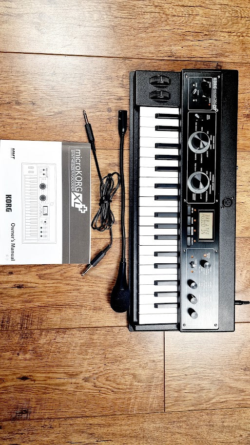 KORG MICROKORG XL+ SYNTHESIZER / VOCODER + OFFICIAL CASE