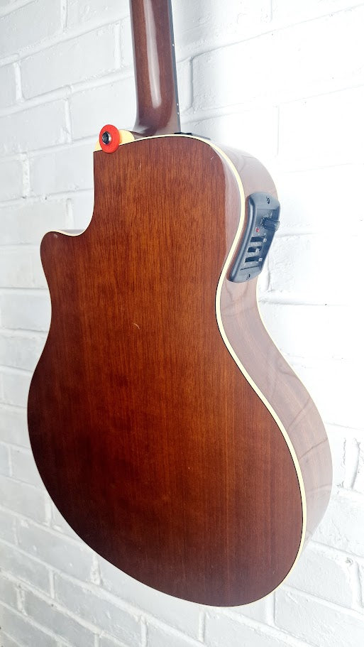 YAMAHA APX-5-12A DARK BROWN BURST 12 STRING ELECTRO ACOUSTIC GUITAR