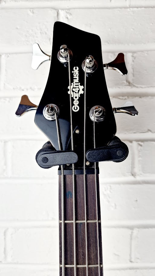 GEAR4MUSIC 4 STRING PRECISION BASS GUITAR TRANS RED BURST