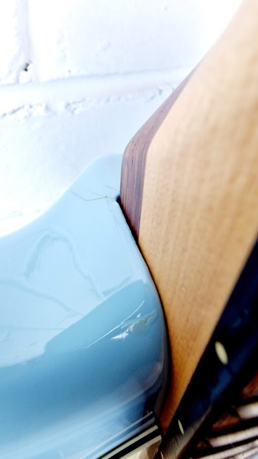 VINTAGE ADVANCE AV6 LAGUNA BLUE STRATOCASTER ELECTRIC GUITAR