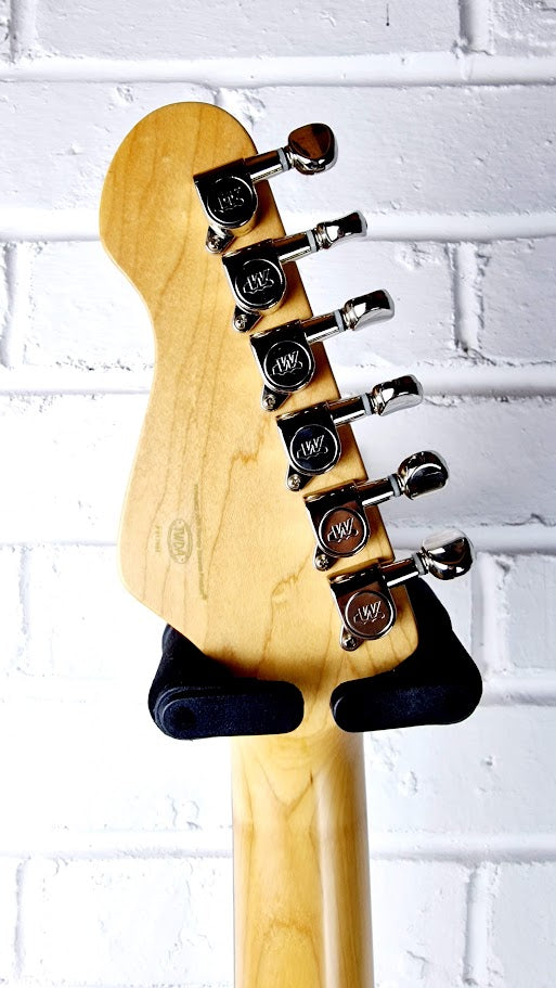 VINTAGE ADVANCE AV6 LAGUNA BLUE STRATOCASTER ELECTRIC GUITAR