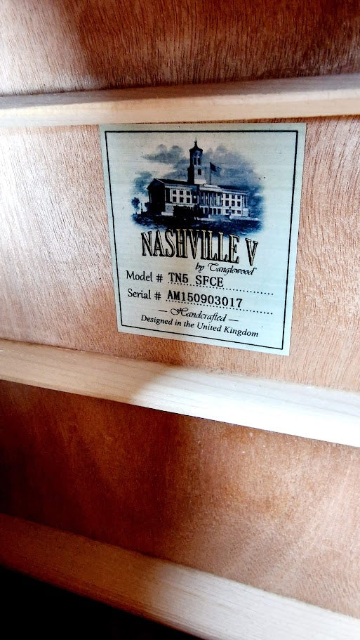 TANGLEWOOD TN5 SFCE NASHVILLE V ELECTRO ACOUSTIC GUITAR