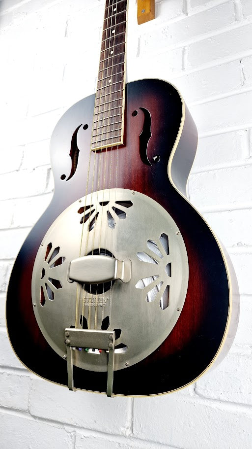 GRETSCH ALLIGATOR G9240 ROUND NECK BUSCUIT CONE RESONATOR GUITAR
