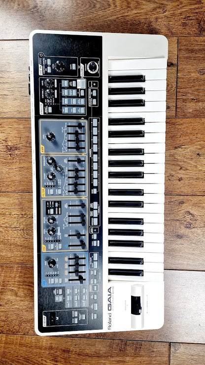 ROLAND GAIA SH-01 SYTHESIZER AND POWER SUPPLY