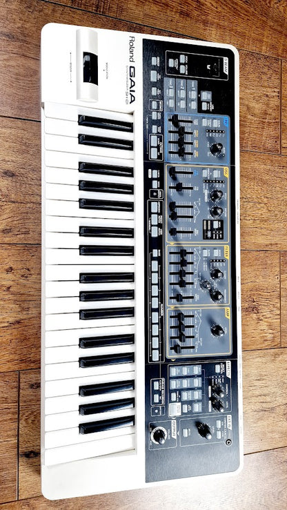 ROLAND GAIA SH-01 SYTHESIZER AND POWER SUPPLY