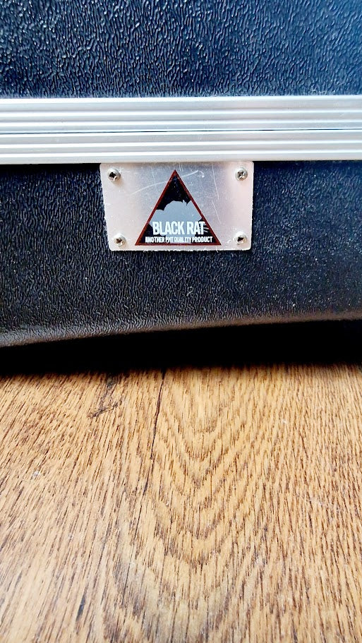 BLACK RAT ABS MOULDED ACOUSTIC DREADNAUGHT GUITAR HARD CASE