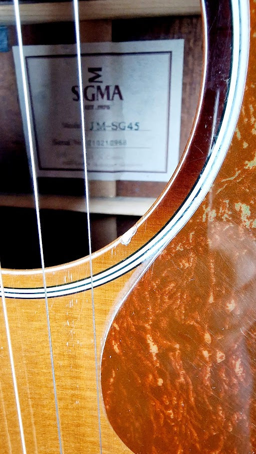 SIGMA JM SG45 ELECTRO ACOUSTIC GUITAR