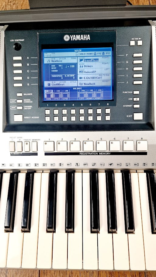 YAMAHA PSR S710 61 KEY ARRANGER WORKSTATION KEYBOARD