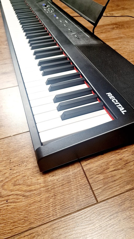 ALESIS RECITAL 88 KEY DIGITAL PIANO KEYBOARD + POWER SUPPLY