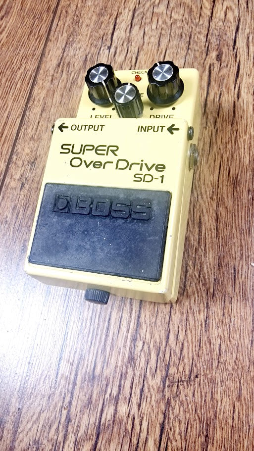 BOSS SUPER OVERDRIVE SD1 SD-1 GUITAR EFFECTS PEDAL
