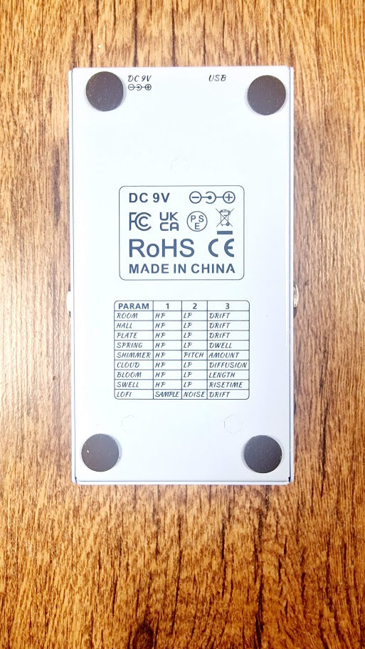 M-VAVE MINI UNIVERSE REVERB EFFECTS PEDAL