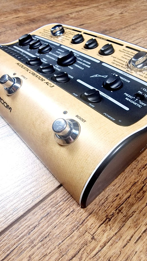 ZOOM ACOUSTIC CREATOR AC3 AC-3 GUITAR EFFECTS PROCESSOR PEDAL