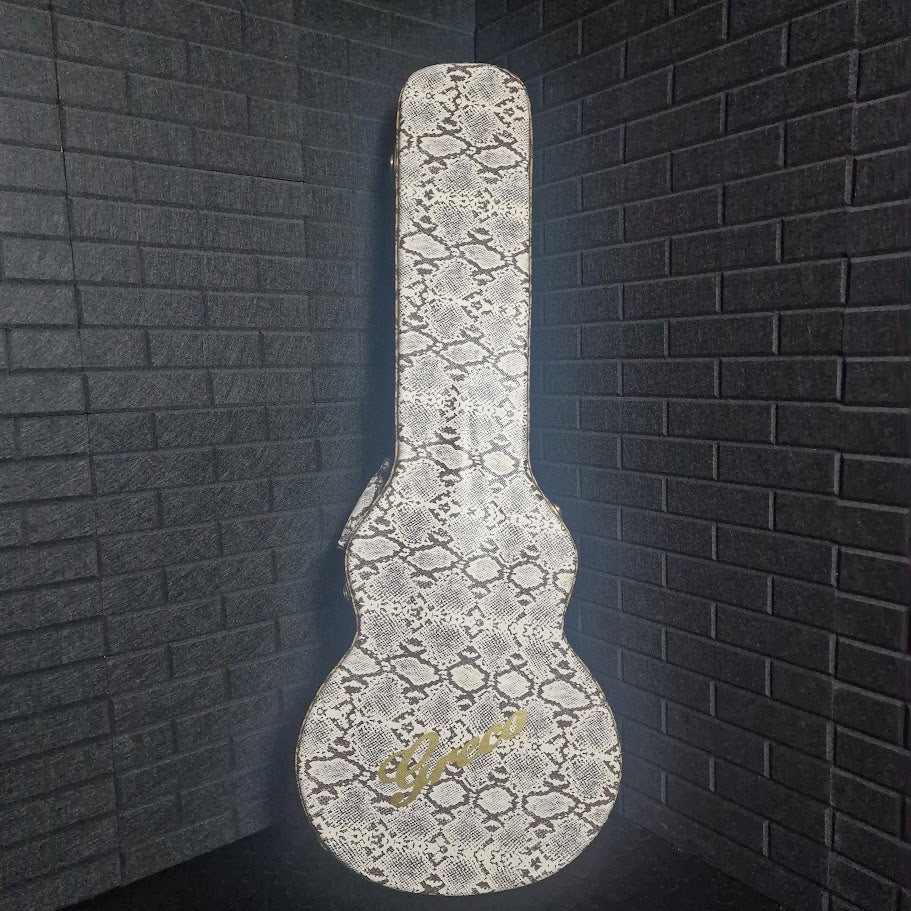 THOMANN GRECO LES PAUL SNAKESKIN STYLE HARD CASE