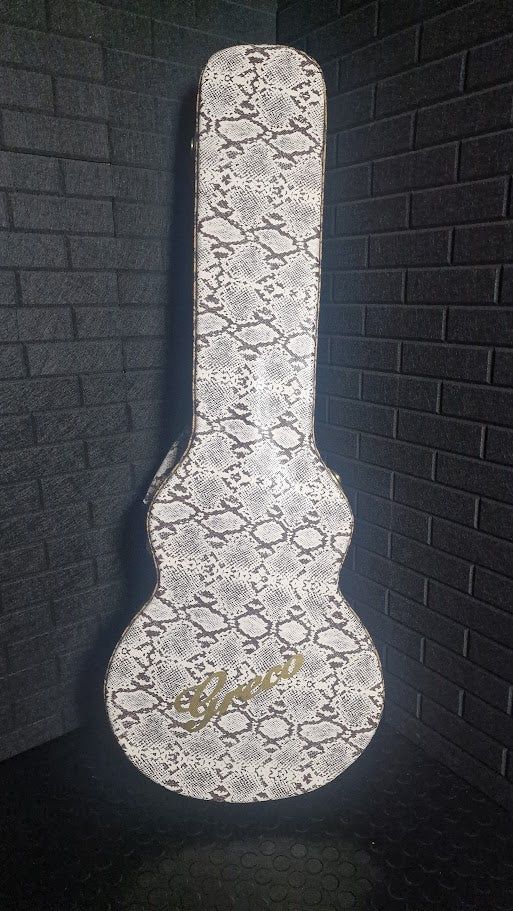 THOMANN GRECO LES PAUL SNAKESKIN STYLE HARD CASE