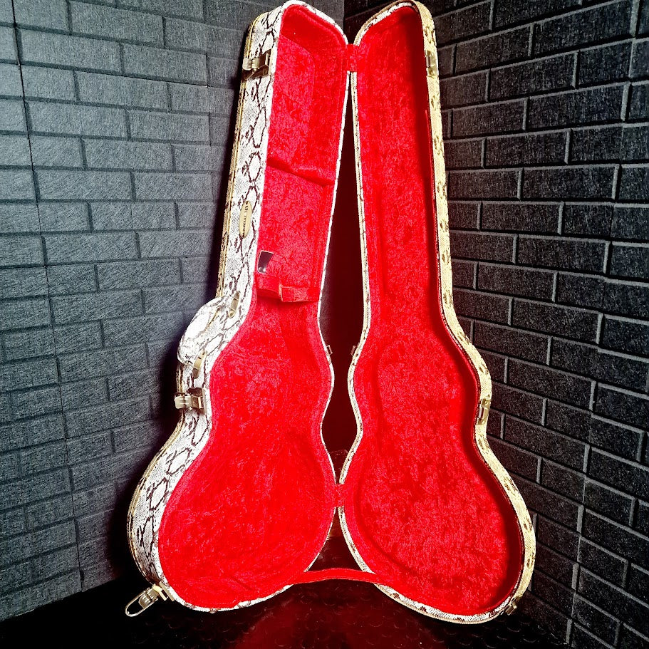 THOMANN GRECO LES PAUL SNAKESKIN STYLE HARD CASE