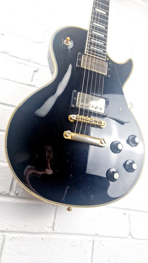 GRECO LES PAUL BLACK BEAUTY CREAM BINDING KOREAN ELECTRIC GUITAR