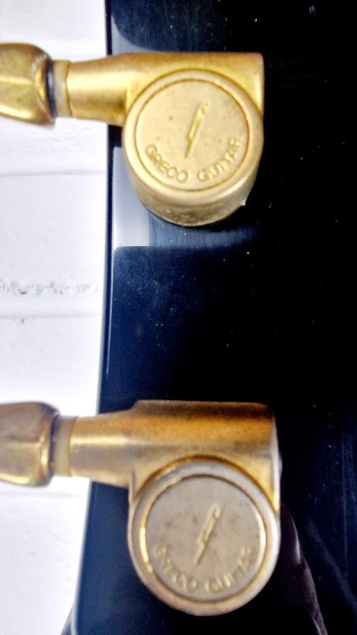 GRECO LES PAUL BLACK BEAUTY CREAM BINDING KOREAN ELECTRIC GUITAR