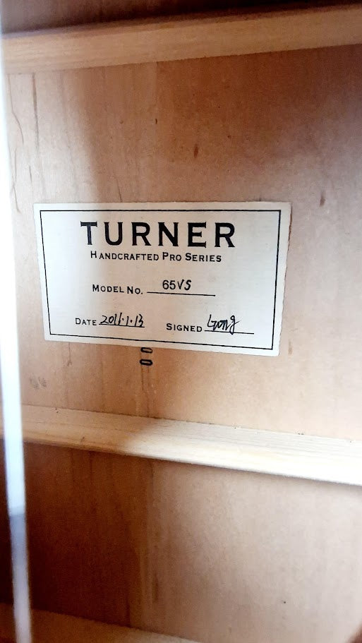TURNER 65VS VINTAGE SUNBURST JUMBO ACOUSTIC GUITAR