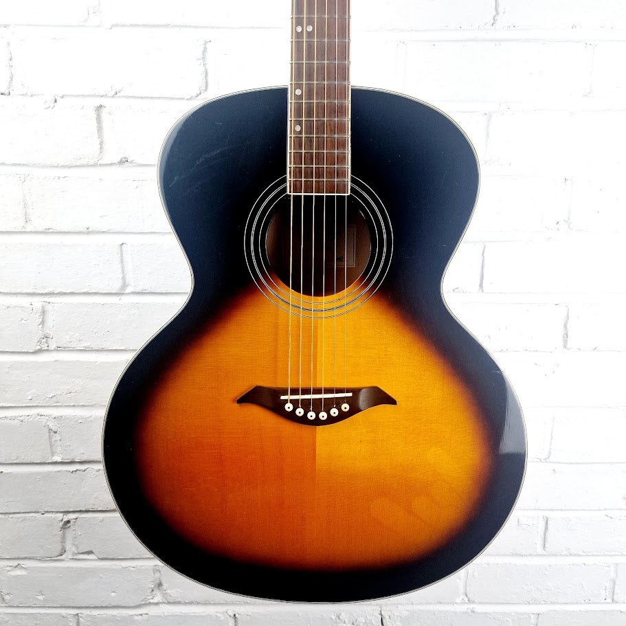 TURNER 65VS VINTAGE SUNBURST JUMBO ACOUSTIC GUITAR